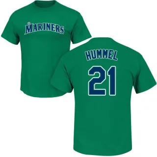 Women's Luis Castillo Seattle Mariners Backer Slim Fit T-Shirt - Ash