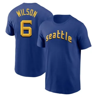 Men's Seattle Mariners Dan Wilson Royal 2023 City Connect T-Shirt