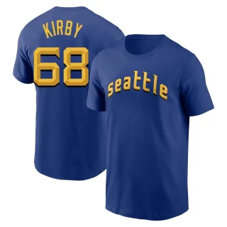 Men's Seattle Mariners George Kirby Royal 2023 City Connect T-Shirt