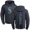 Men's Seattle Mariners Seby Zavala Navy Backer Pullover Hoodie